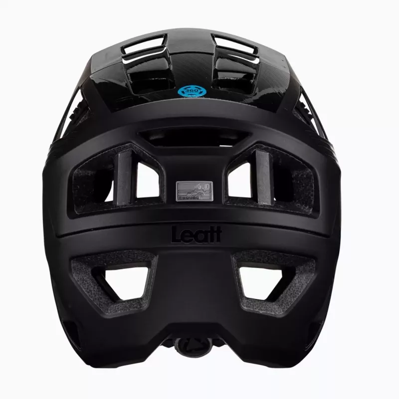 LEATT MTB Enduro 4.0 V23 capacete de bicicleta com queixeira amovível, tamanho M, preto