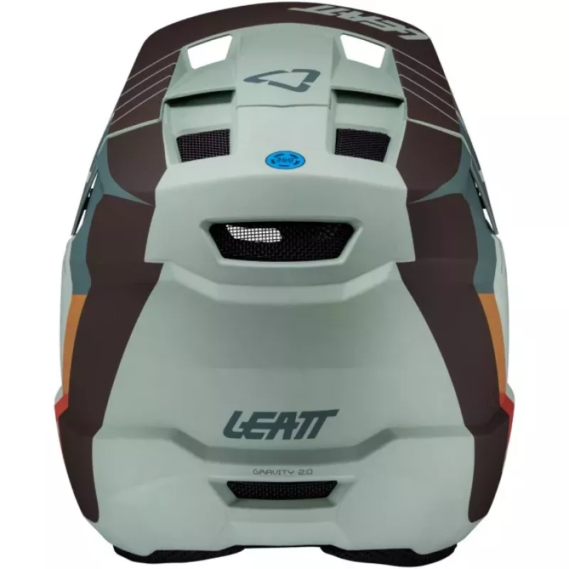 LEATT MTB Gravity 2.0 V25 capacete de ciclismo integral tamanho M menta
