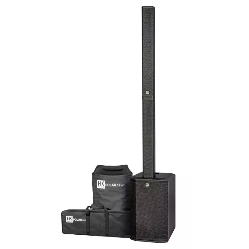 HK Audio Polar 12 MK2 sistema PA de coluna ativo, preto