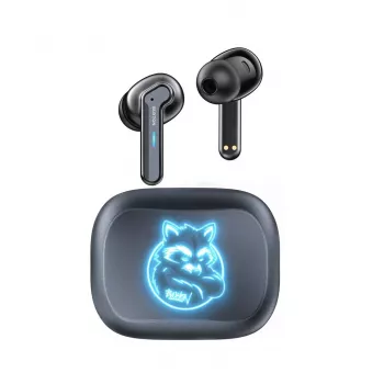 BXT Buxton BTW 8200 Racoon - auscultadores in-ear sem fios com estojo de carregamento, branco