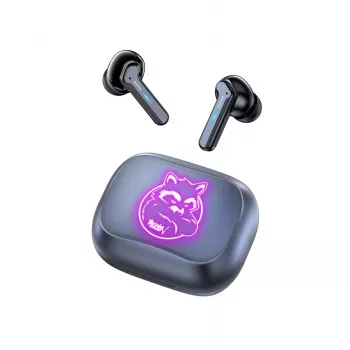 BXT Buxton BTW 8200 Racoon - auscultadores in-ear sem fios com estojo de carregamento, branco