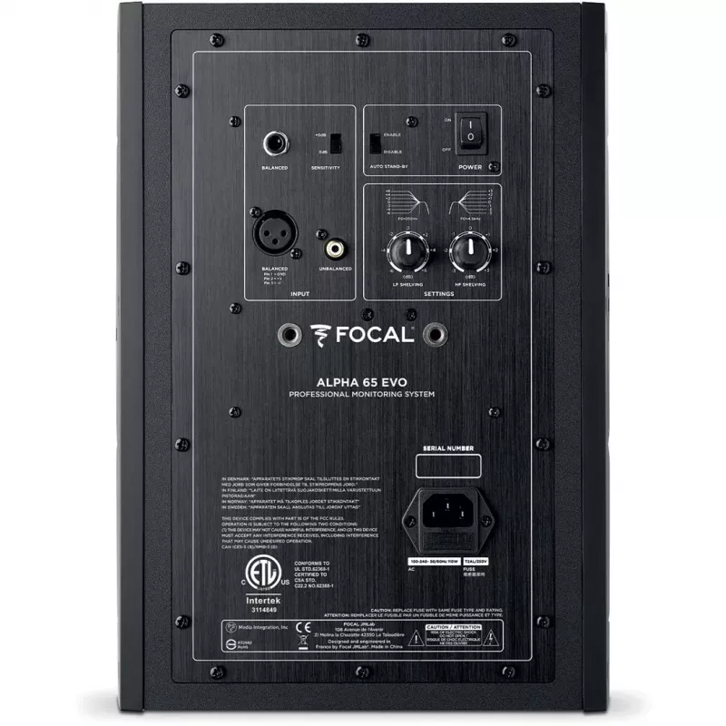FOCAL Alpha Evo 65 monitor de estúdio ativo de 2 vias