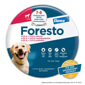 ENA ELANCO Foresto Coleira para Cães acima de 8 kg