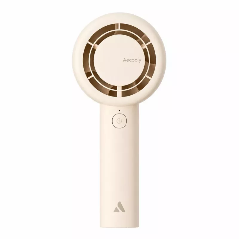 AEL Aecooly Halo 01 Ventilador de Mão Portátil, Bege