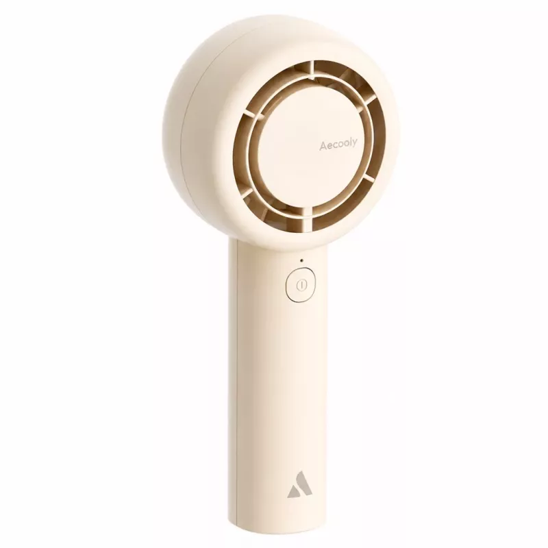 AEL Aecooly Halo 01 Ventilador de Mão Portátil, Bege