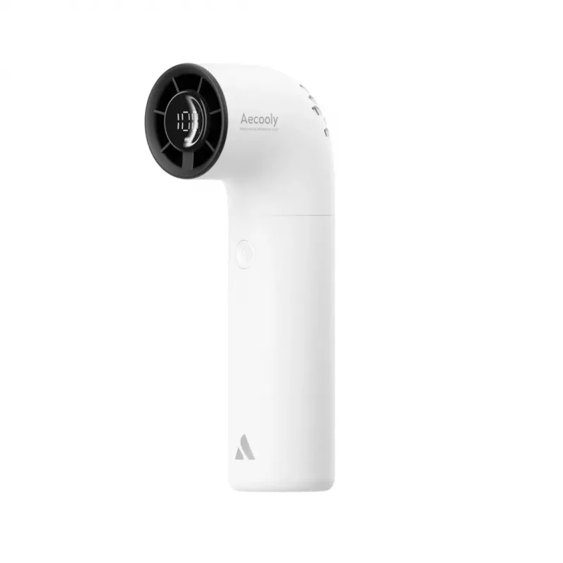 AEL Aecooly Aero Ventilador de Mão de Alta Velocidade, Branco