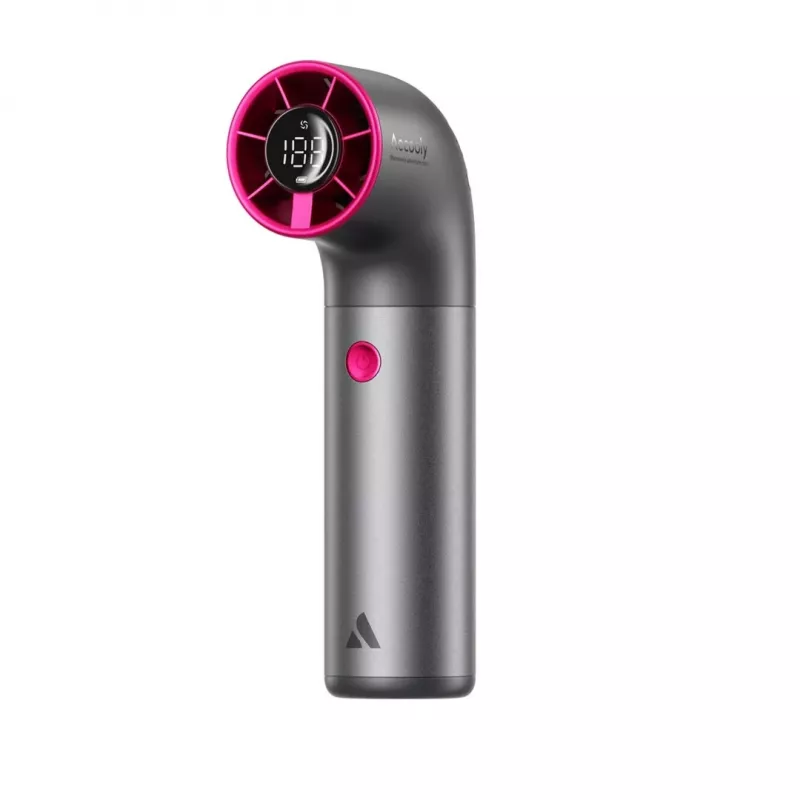 AEL Aecooly Aero Ultra Ventilador de Mão de Alta Velocidade, Cinzento-Roxo