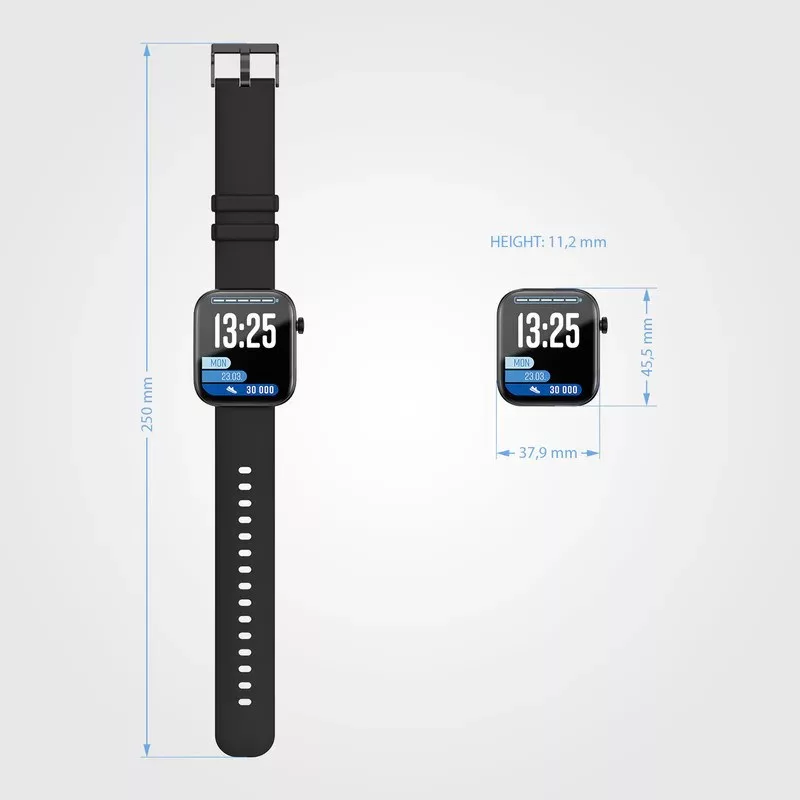 LAMAX BCool2 Plus Black Smartwatch 1,8