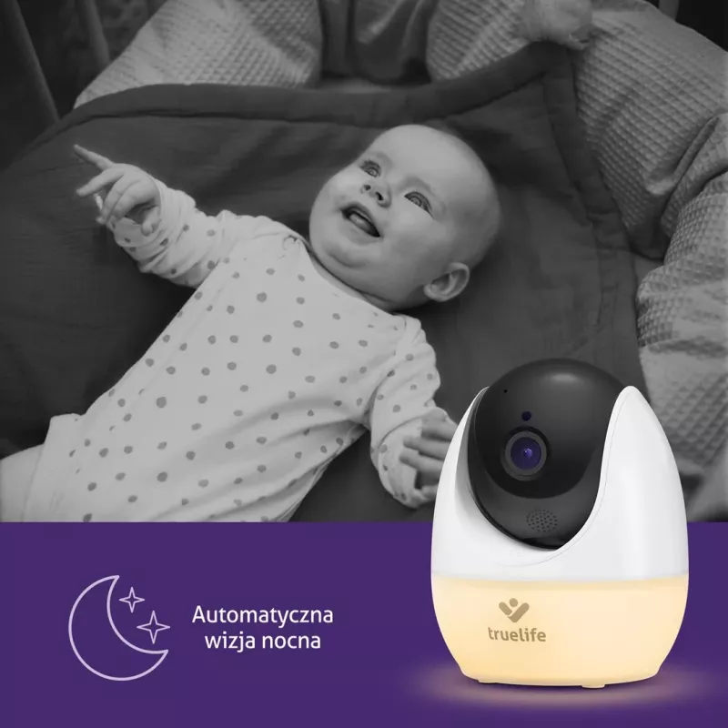 Intercomunicador de vídeo para bebé TLF TrueLife NannyCam R4 Pro