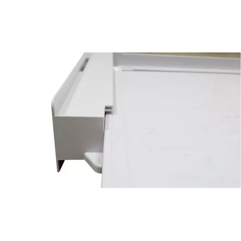 Conjunto de empilhamento para máquina de lavar e secar SC2 com gaveta e cinta de segurança, branco