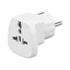 Goobay adaptador de viagem mundial - Europa, branco (94026)