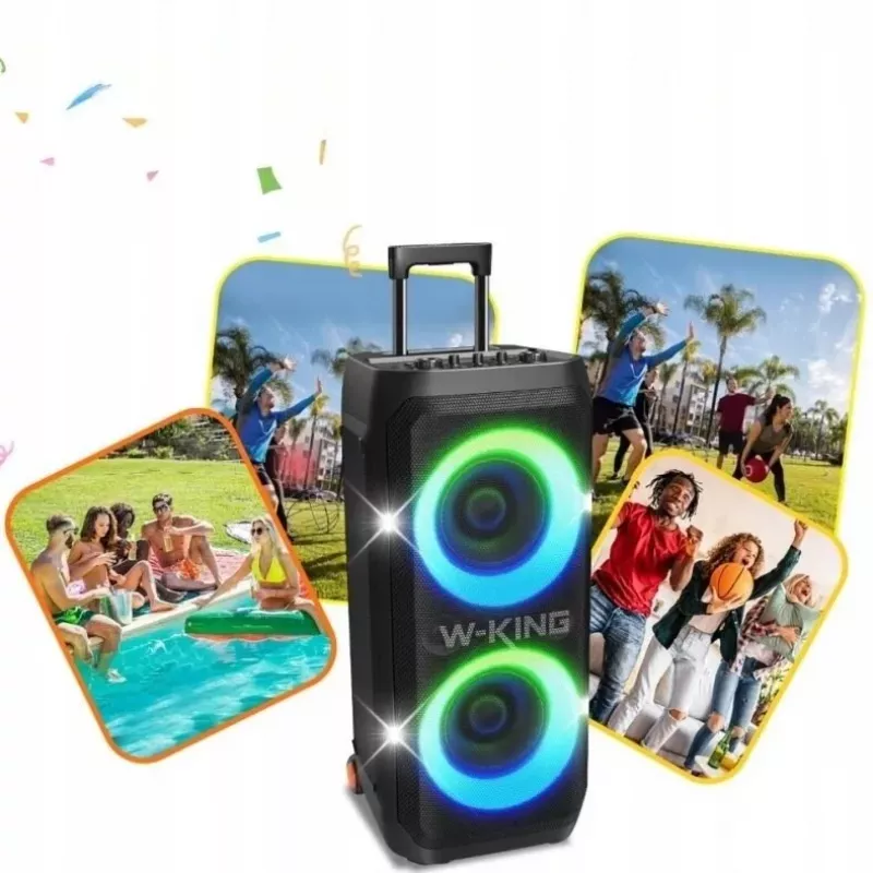 W-KING T12 Altifalante Bluetooth sem fios – preto