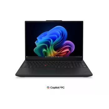 Portátil Lenovo ThinkPad T16 G5 Intel - 16 polegadas WUXGA IPS antirreflexo, Intel Core Ultra 7 355, 32GB LPDDR5X, 512GB SSD, Intel Graphics, Windows 11 Pro, Wi-Fi 7, Bluetooth 5.4, preto
