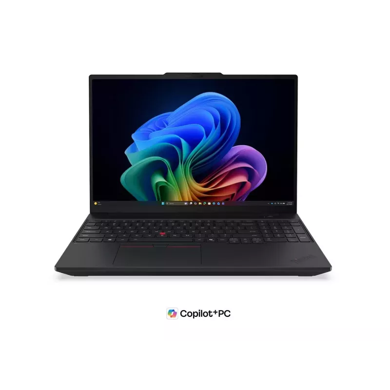 Portátil Lenovo ThinkPad T16 G5 Intel - 16 polegadas WUXGA IPS antirreflexo, Intel Core Ultra 7 355, 32GB LPDDR5X, 512GB SSD, Intel Graphics, Windows 11 Pro, Wi-Fi 7, Bluetooth 5.4, preto