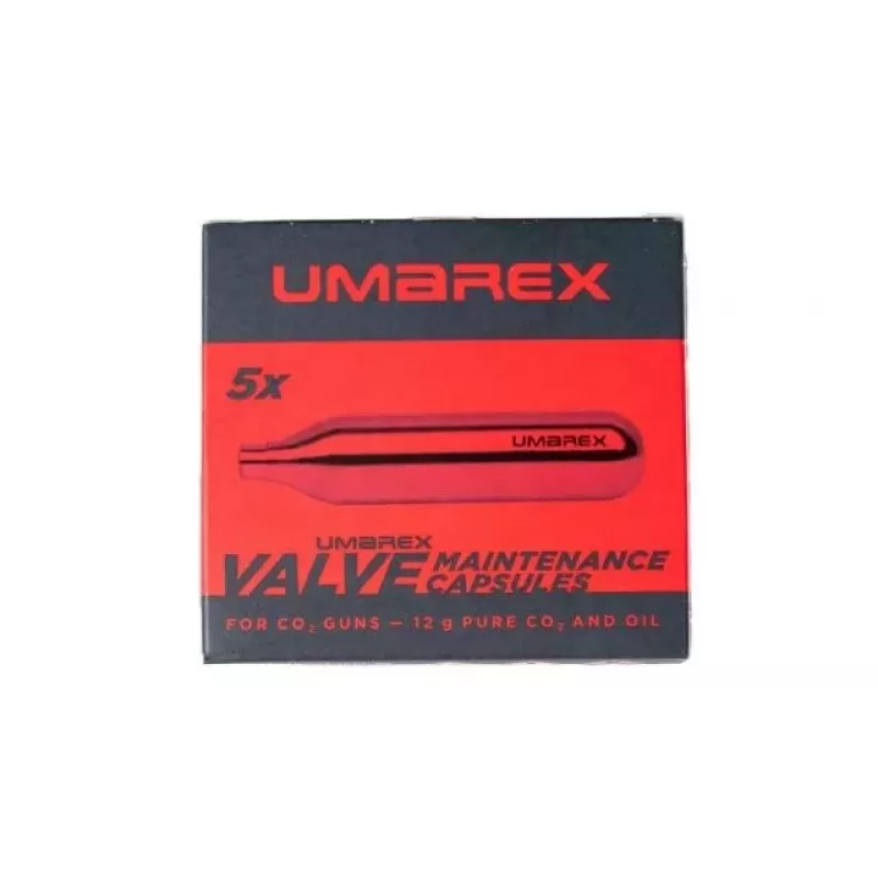 UMR Cápsula de CO2 5 unid. 12 g Limpeza e lubrificação