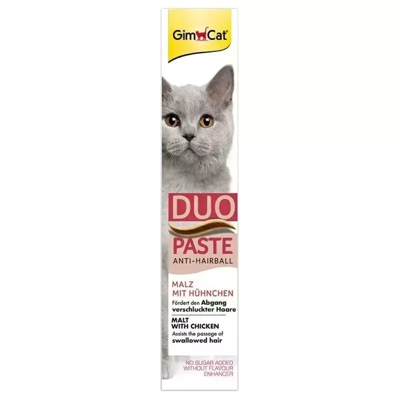 GimCat Pasta Duo Anti-Bolas de Pelo com Frango 50g