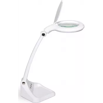 MAUL MAULiris Lâmpada de lupa LED, 3 dioptrias (1,75x), lente de 127 mm, 760 lm, 6500 K, 9 W, Branco