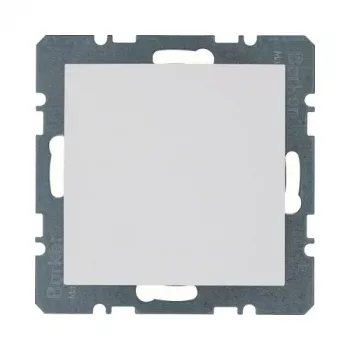 Berker 10091909 Tampa Cega Branco Polar S.1/B.1/B.7 com Placa Central