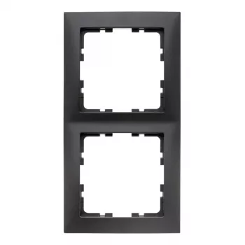 Berker 10129949 Moldura 2 Módulos S.1 Antracite Mate