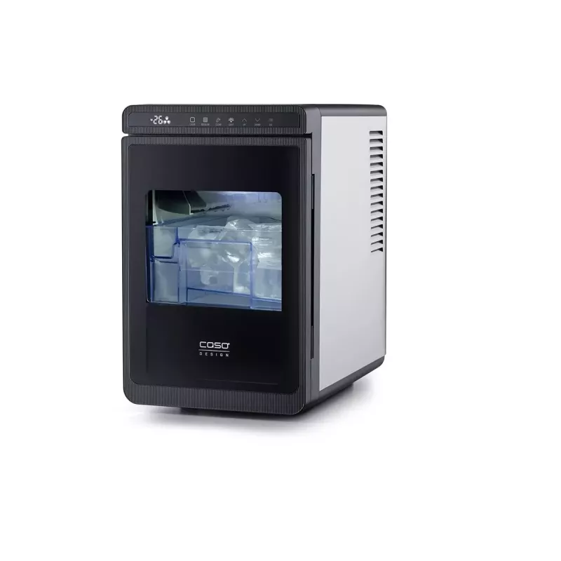 CASO máquina de cubos de gelo IceCube Pro 250W 2L aço inoxidável/preto