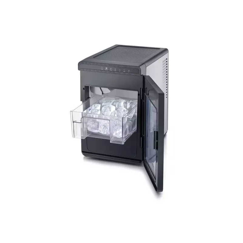 CASO máquina de cubos de gelo IceCube Pro 250W 2L aço inoxidável/preto
