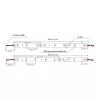 Synergy 21 fita LED flexível 3528 - 60 NW DC12V 12W IP20