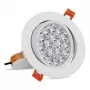 MIBOXER FUT062 painel LED inteligente redondo RGB+CCT de 9W com RF e Wi-Fi, orientável, 720lm, 2700K-6500K, branco