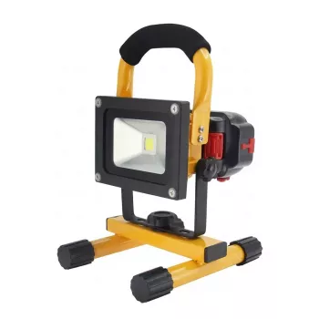 Synergy 21 projetor de obra LED com bateria 10W amarelo/branco frio slider