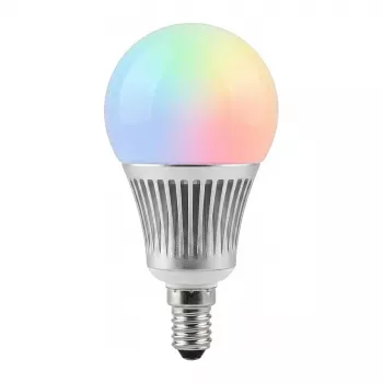 SYNERGY21 lâmpada LED retrofit E14 5W RGB-WW com rádio e Wi-Fi MiLight