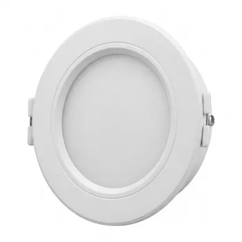 MIBOXER FUT063 painel LED inteligente redondo RGB+CCT 6W, IP54, Wi-Fi/2.4GHz, encastrar
