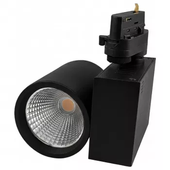 Synergy 21 projetor de calha LED série VLA 40W 45° branco quente CRI>90 preto
