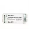 MIBOXER PA5 amplificador LED 5 canais 12-24V DC PWM RGB+CCT RGBWW RGB branco duplo cor única