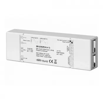 SYNERGY21 controlador LED EOS 07 DALI 0-10V dimmer TRIAC + fonte de alimentação 24V 200W