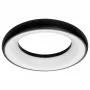 Luz redonda LED Synergy 21 Donut Branco Neutro Preto 25W