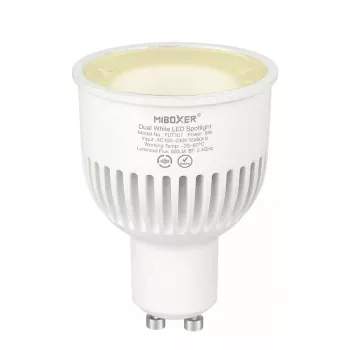 MIBOXER FUT107 LED retrofit GU10 6W projetor LED branco duplo