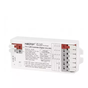 Miboxer controlador LED 3in1 RGB/RGBW/RGB+CCT Zigbee 3.0 2.4G E3-ZR