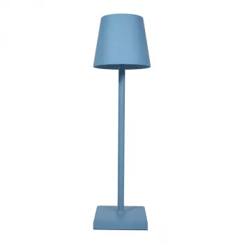 SYNERGY21 candeeiro de mesa LED com bateria - dimmer tátil - azul