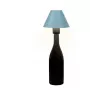 SYNERGY21 Synergy 21 candeeiro de mesa LED com bateria para garrafas para exterior IP54 interruptor tátil regulável azul