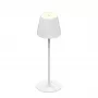 SYNERGY21 candeeiro de mesa LED com bateria - exterior IP54 - interruptor tátil regulável - branco