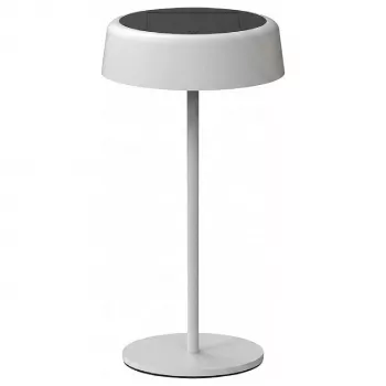 SYNERGY21 candeeiro de mesa LED SOLAR/bateria, exterior IP54, regulador tátil, branco (S21-LED-JT240020)