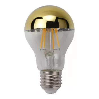 SYNERGY21 lâmpada LED Retrofit E27 A60 6W branco quente dourado