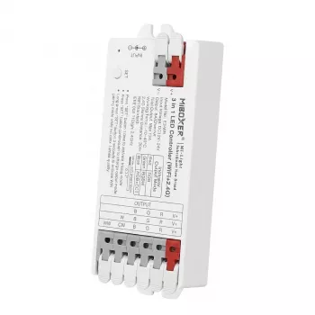 Miboxer E3-WR controlador LED 5 em 1 RGB/RGBW/RGB+CCT Wi-Fi 2,4 GHz