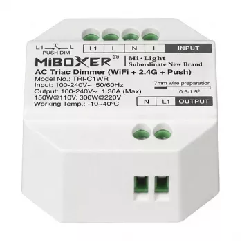 Miboxer Synergy 21 Dimmer LED AC TRIAC WiFi+2.4G+Push (TRI-C1WR)