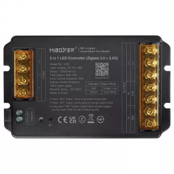 Miboxer Controlador LED Série HC 2in1 DC12-48V Zigbee 3.0 + 2.4G HP 30A