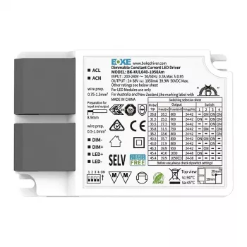 SYNERGY21 Painel de Luz LED 620x620 com Fonte de Alimentação Standard 35W PRO V4 0-10V DIM BOKE (BK-KUL040-1050Am)