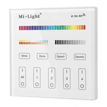 MIBOXER B4 Smart Panel Comando 4 Zonas RGB-CCT