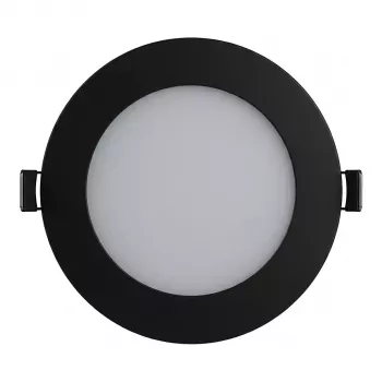 SYNERGY21 painel LED Ultra Slim V6 6W branco duplo (CCT) preto 24V
