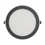 SYNERGY21 painel LED Ultra Slim V6 24W branco duplo (CCT) preto 24V