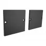 SYNERGY21 LED Perfil U ALU3535 Tampa terminal (par) Preto