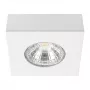 SYNERGY21 Helios LED Spotlight de encastrar teto quadrado branco com aro de superfície (S21-LED-ME016)